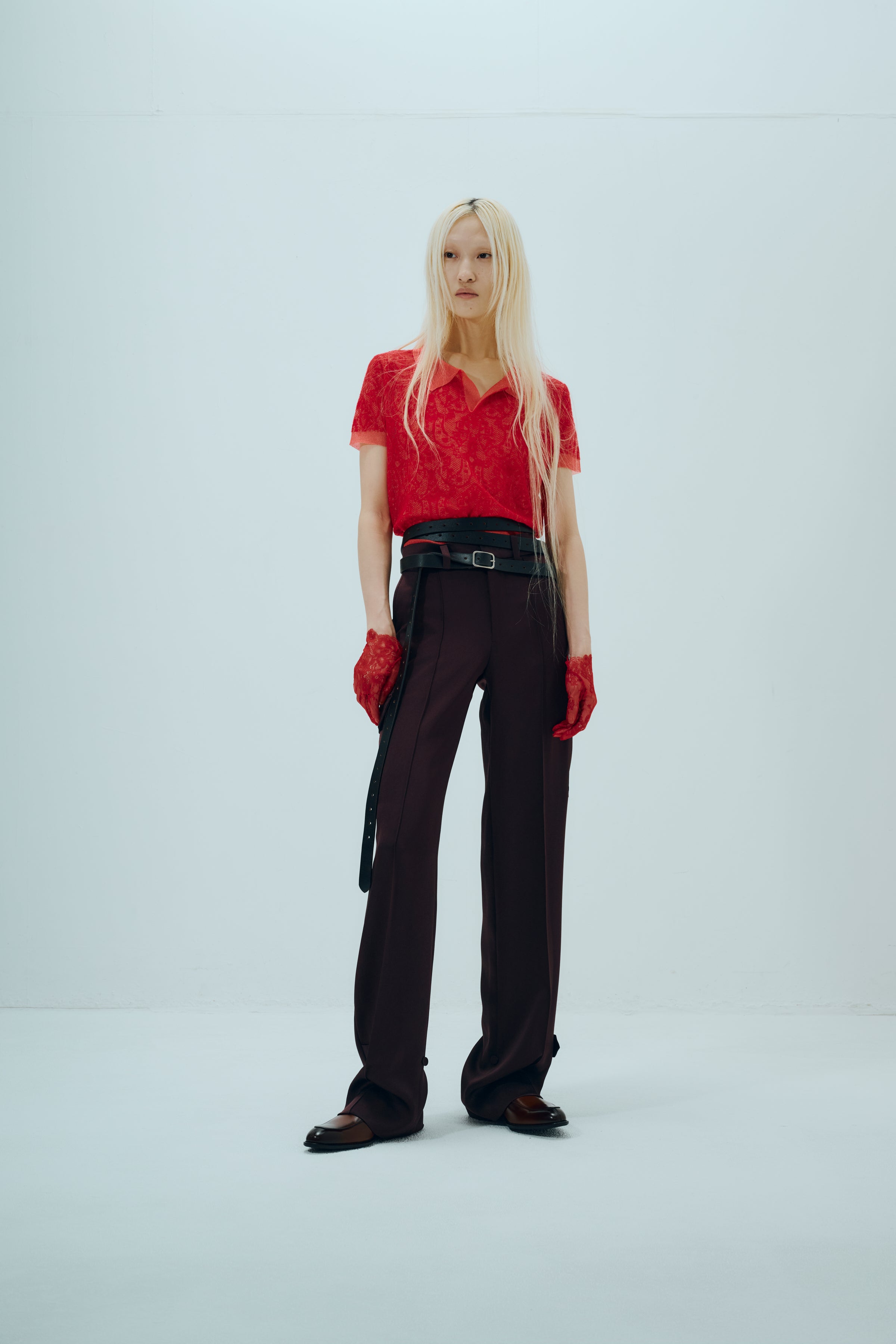 JACQUARD-KNIT POLO
