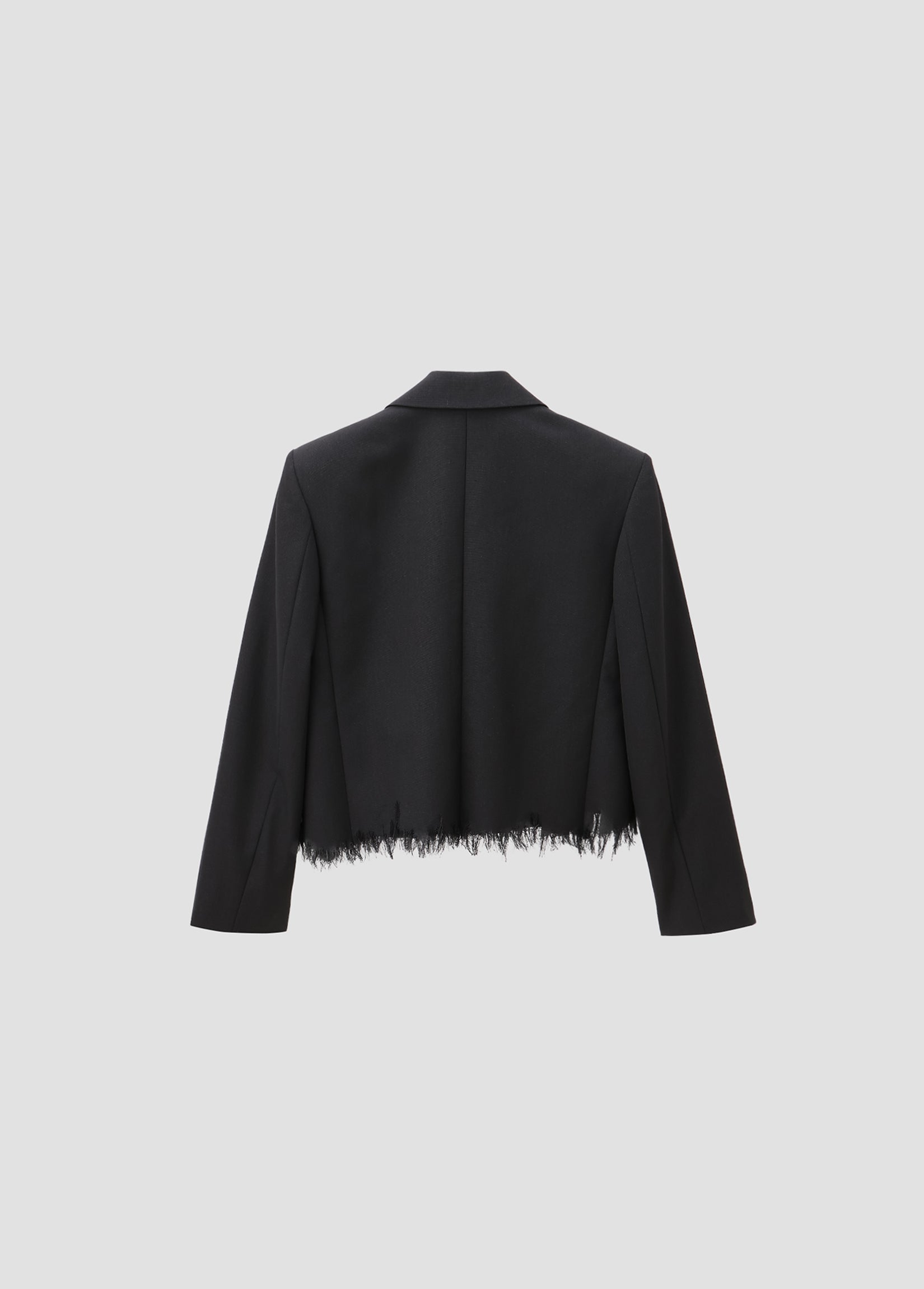 DISTRESSED WOOL BLAZER