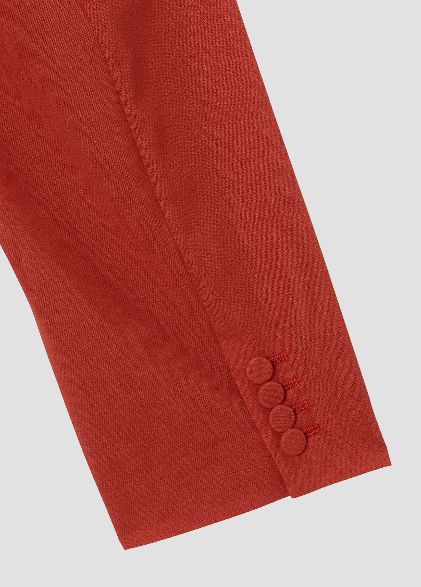 Layered scarf detailed blazer
