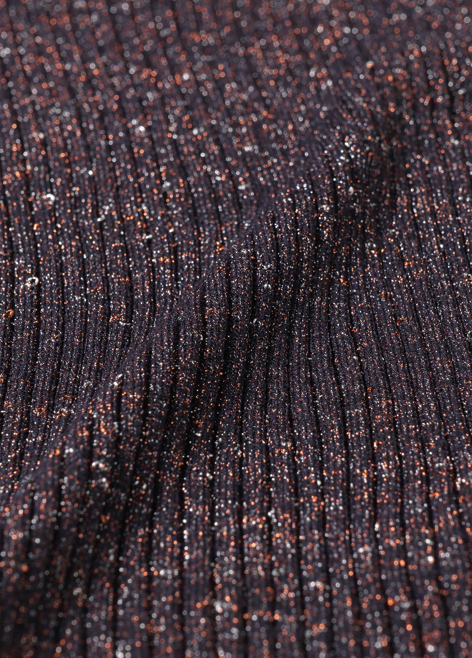 GLITTER RIBBED KNIT TANK TOP