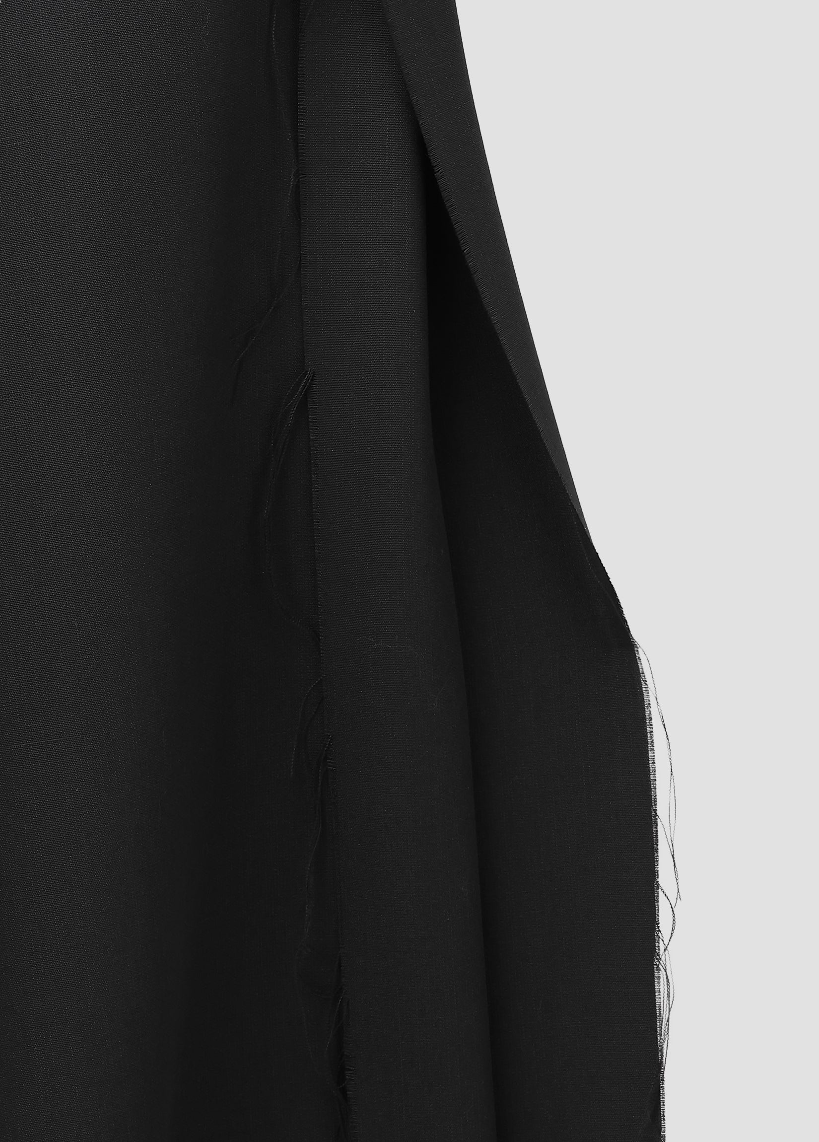 DISTRESSED WOOL TROUSERS