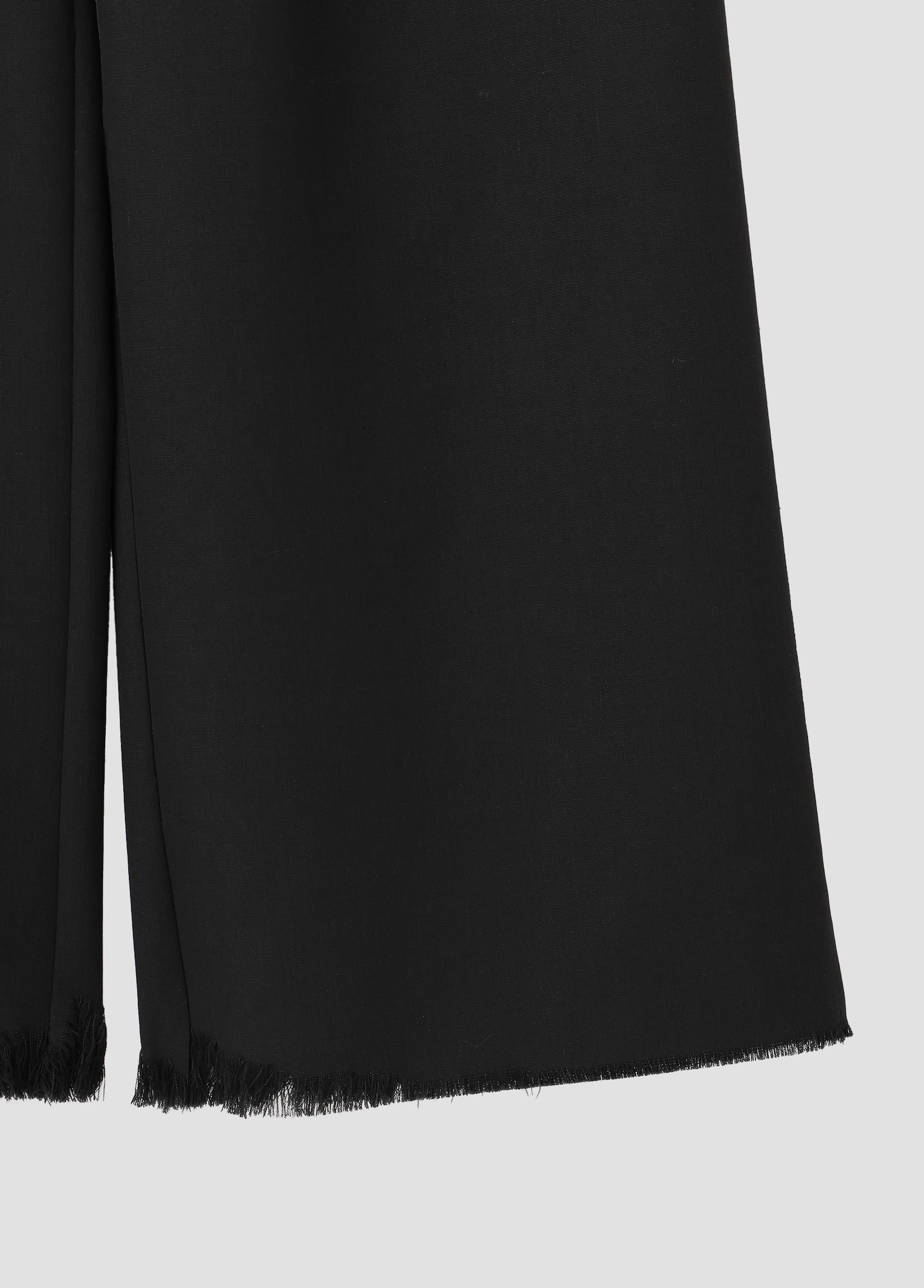 DISTRESSED WOOL TROUSERS