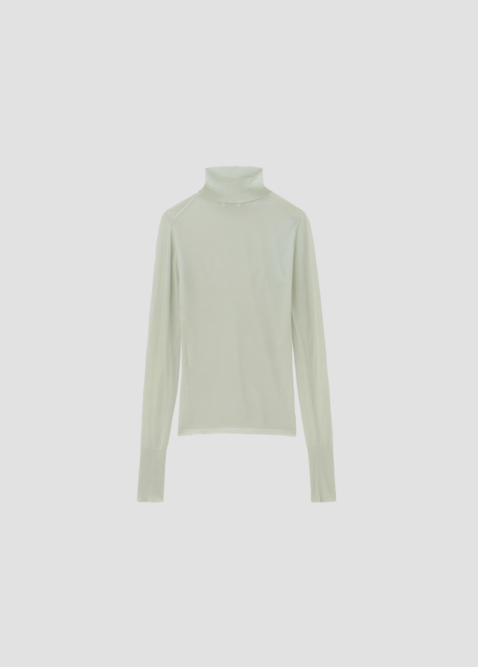 SHEER KNIT TURTLENECK