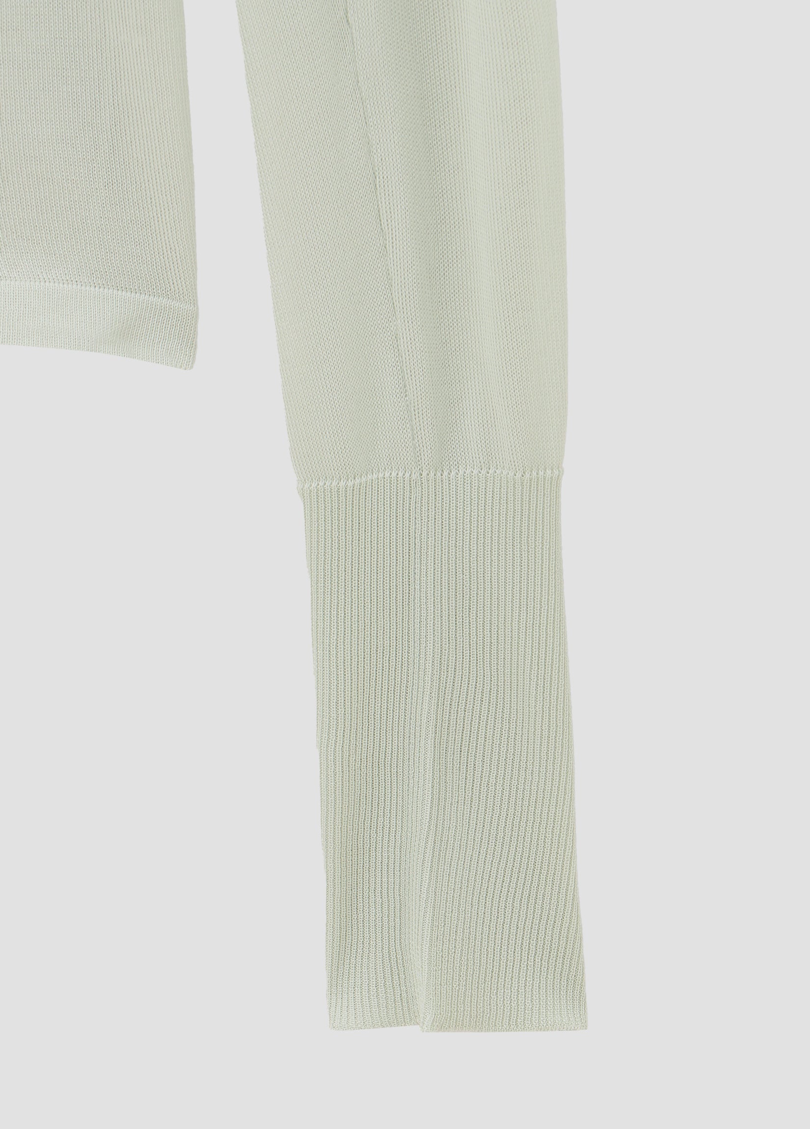 SHEER KNIT TURTLENECK