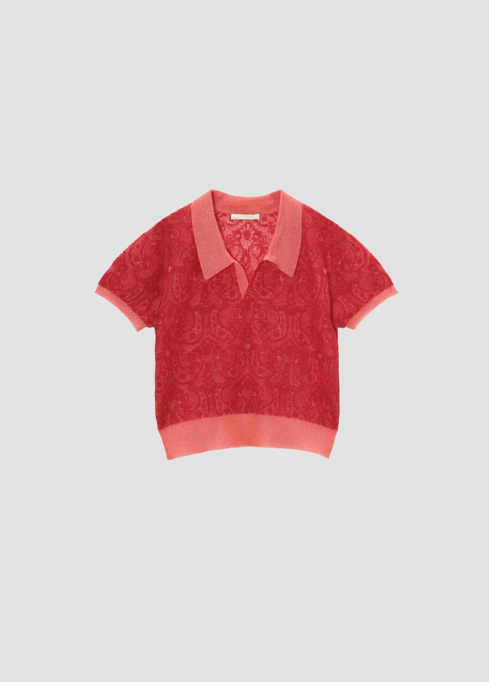 JACQUARD-KNIT POLO
