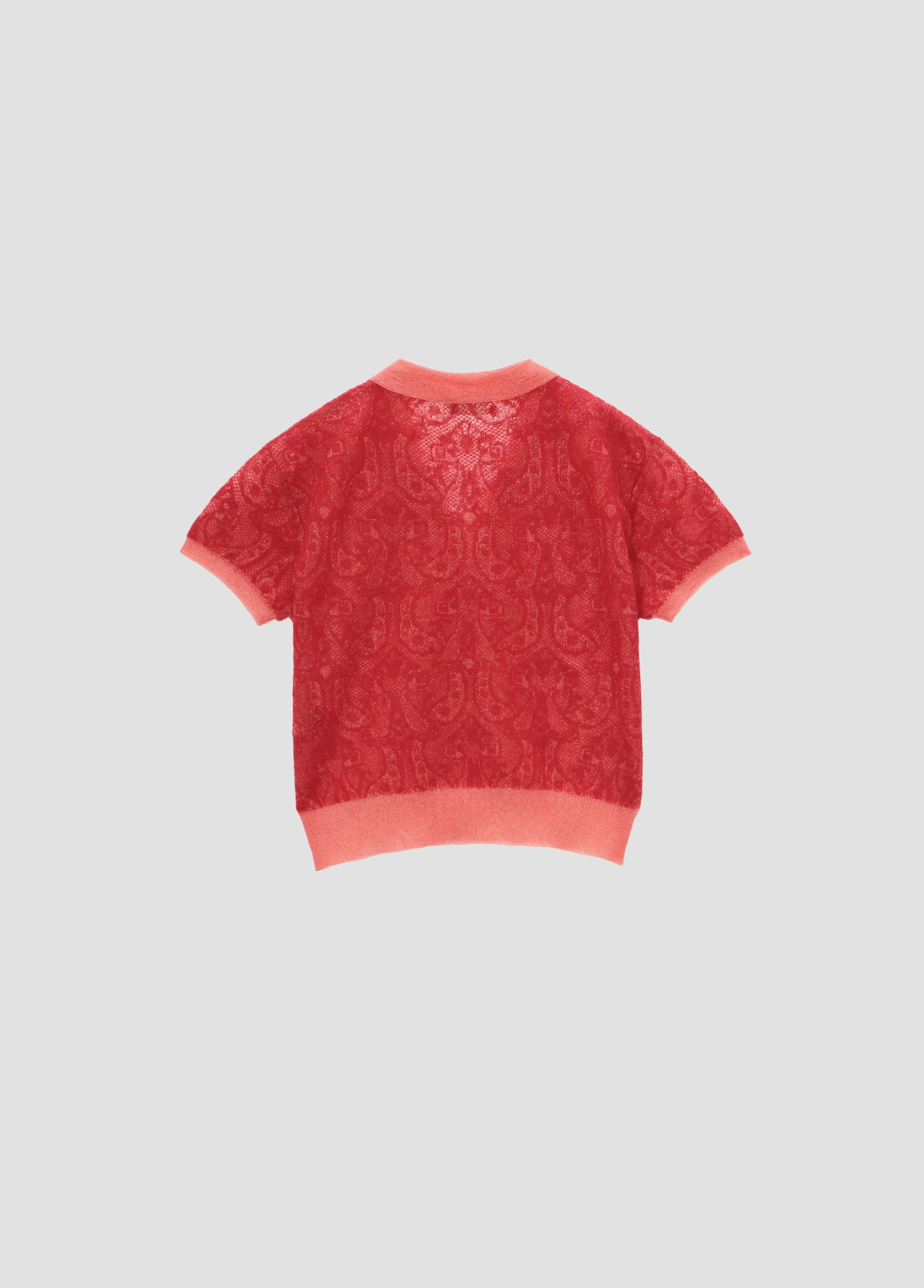 JACQUARD-KNIT POLO