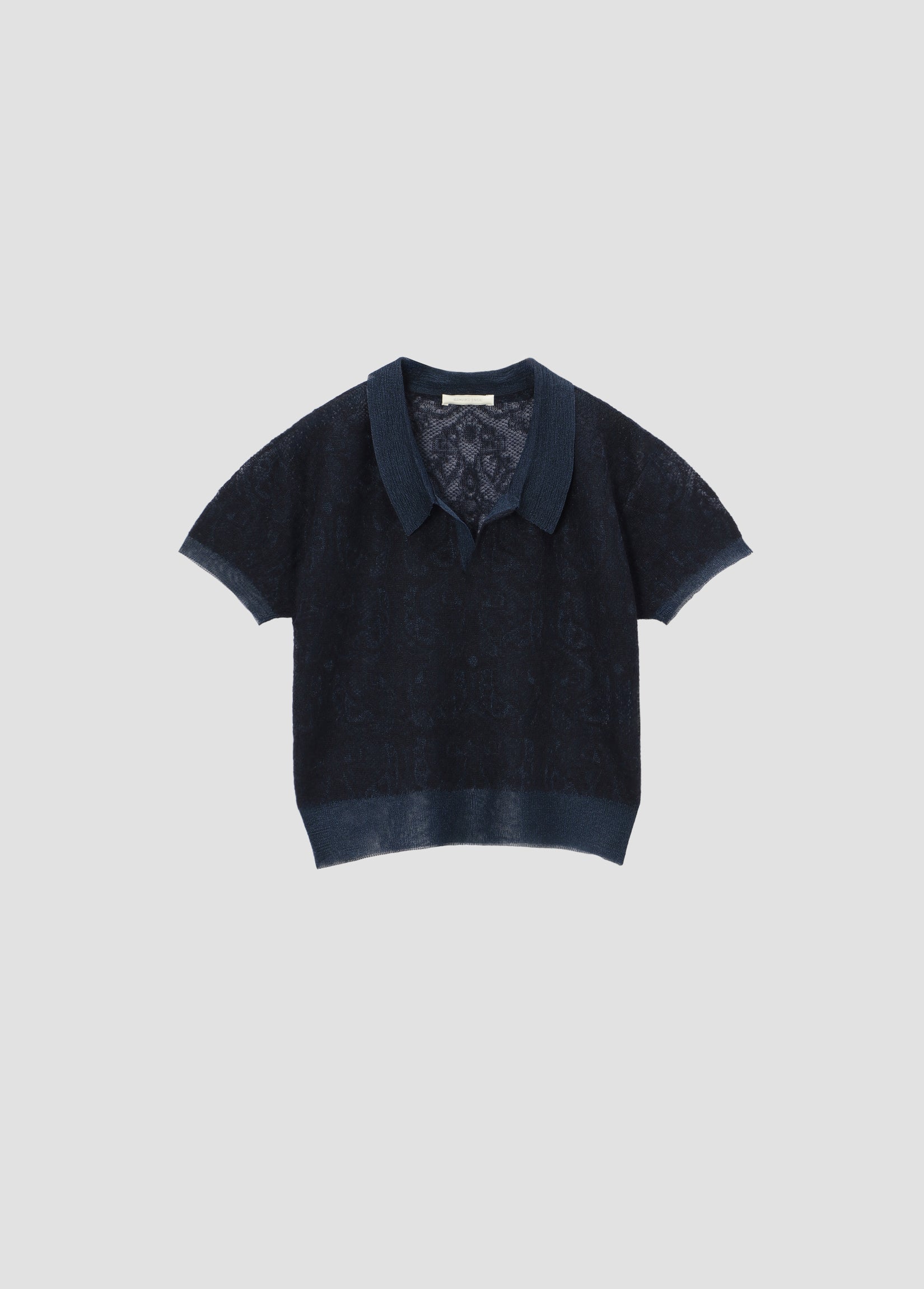 JACQUARD-KNIT POLO
