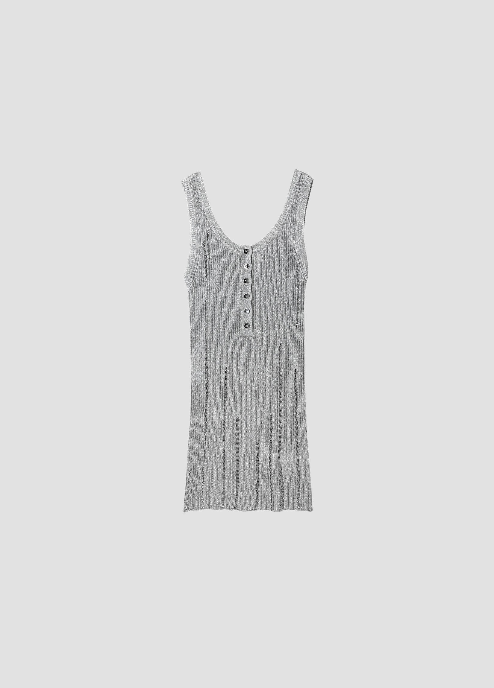 METALLIC TANK TOP