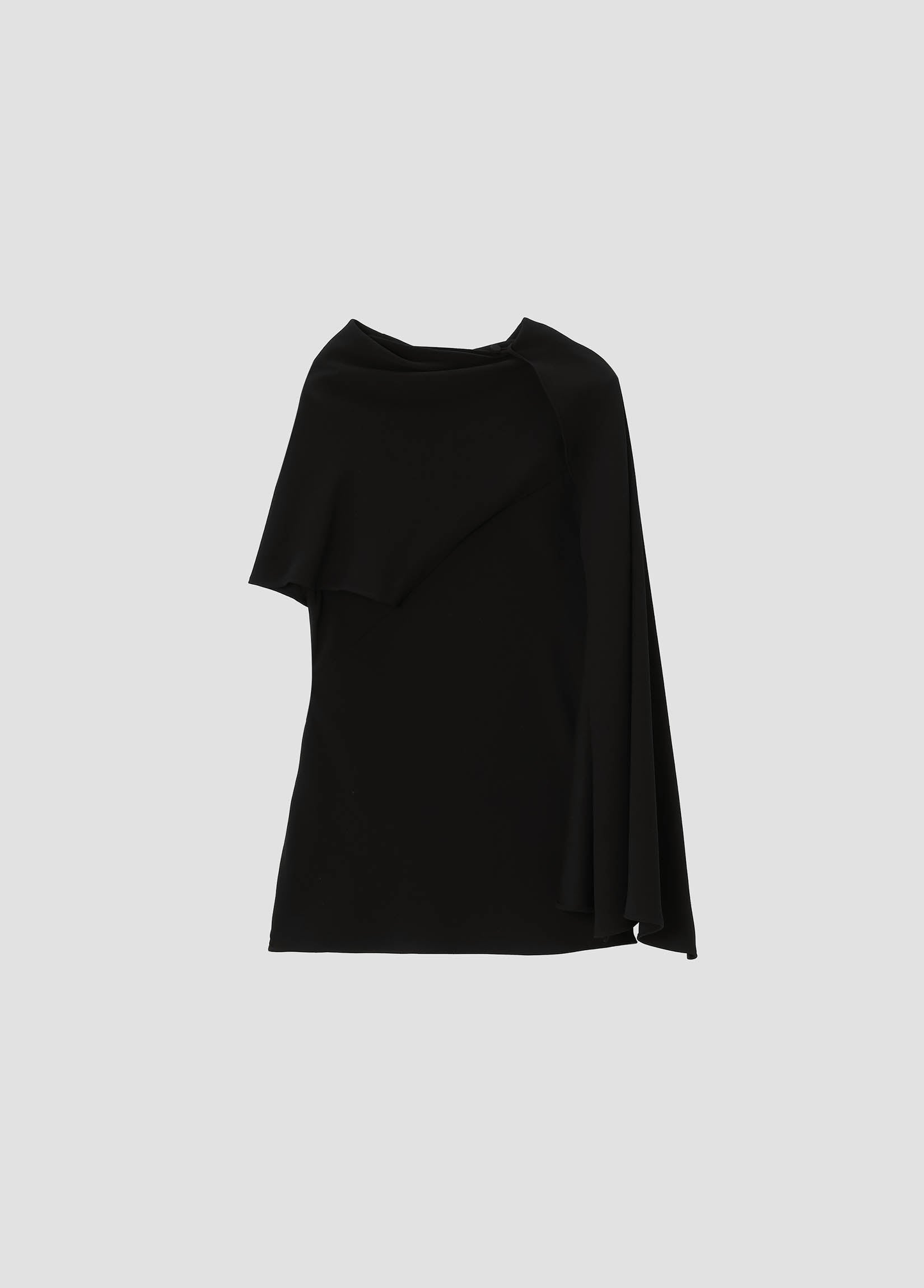 SCARF DETAILED SATIN TOP