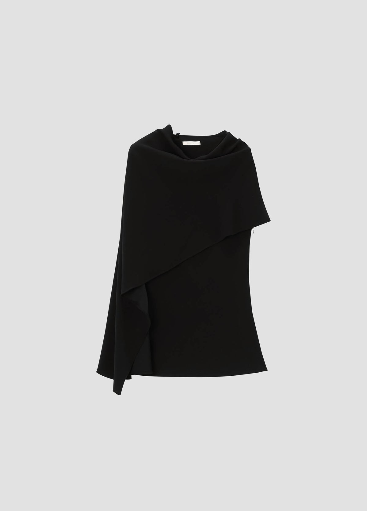 SCARF DETAILED SATIN TOP