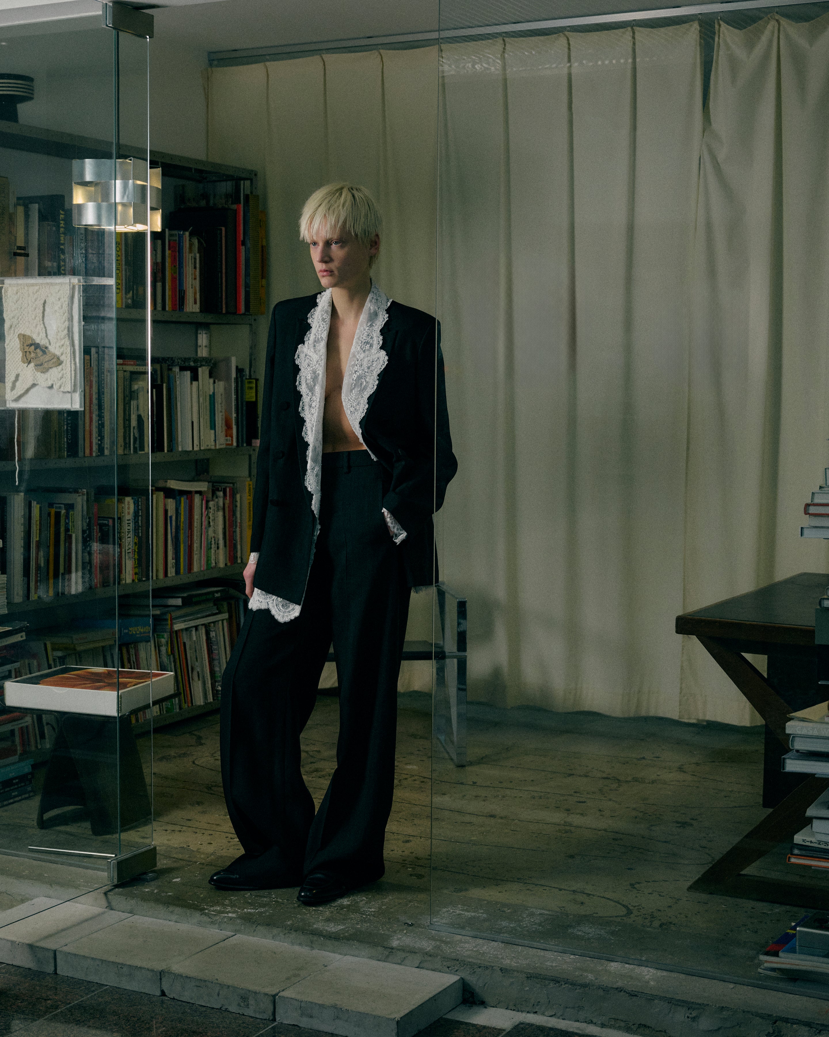 VISCOSE TAILORED BLAZER