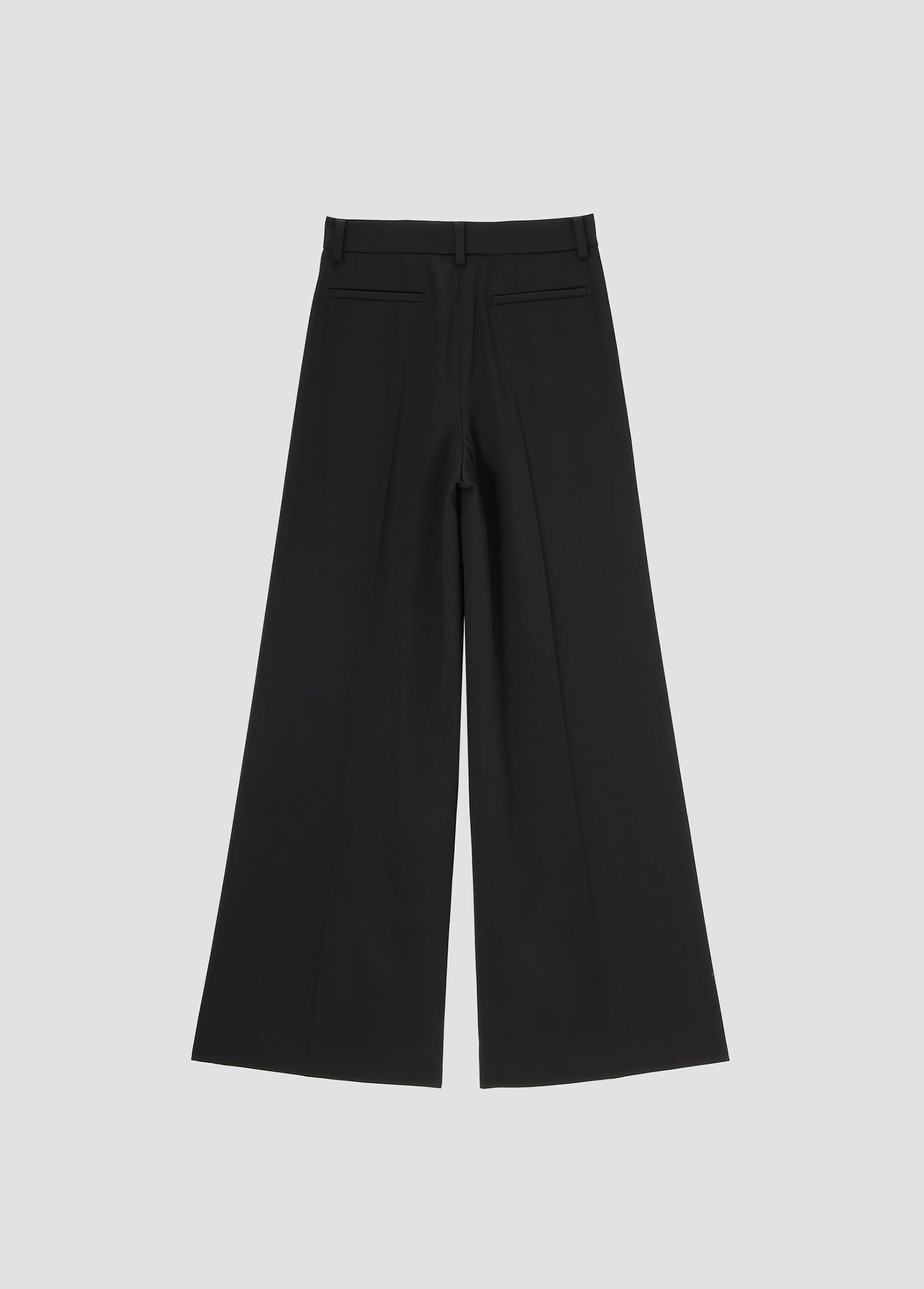 WOOL WIDE TROUSERS