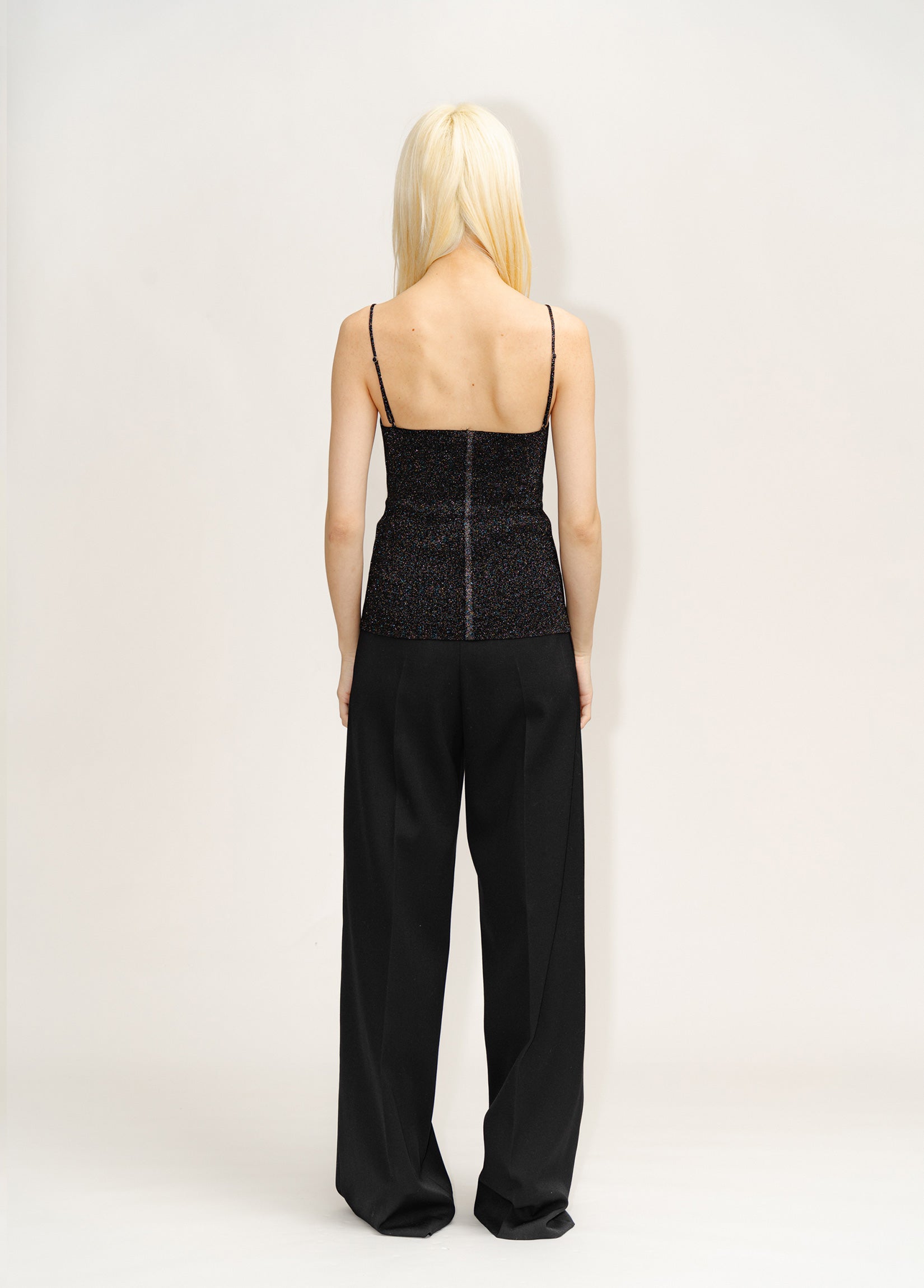 WOOL WIDE TROUSERS