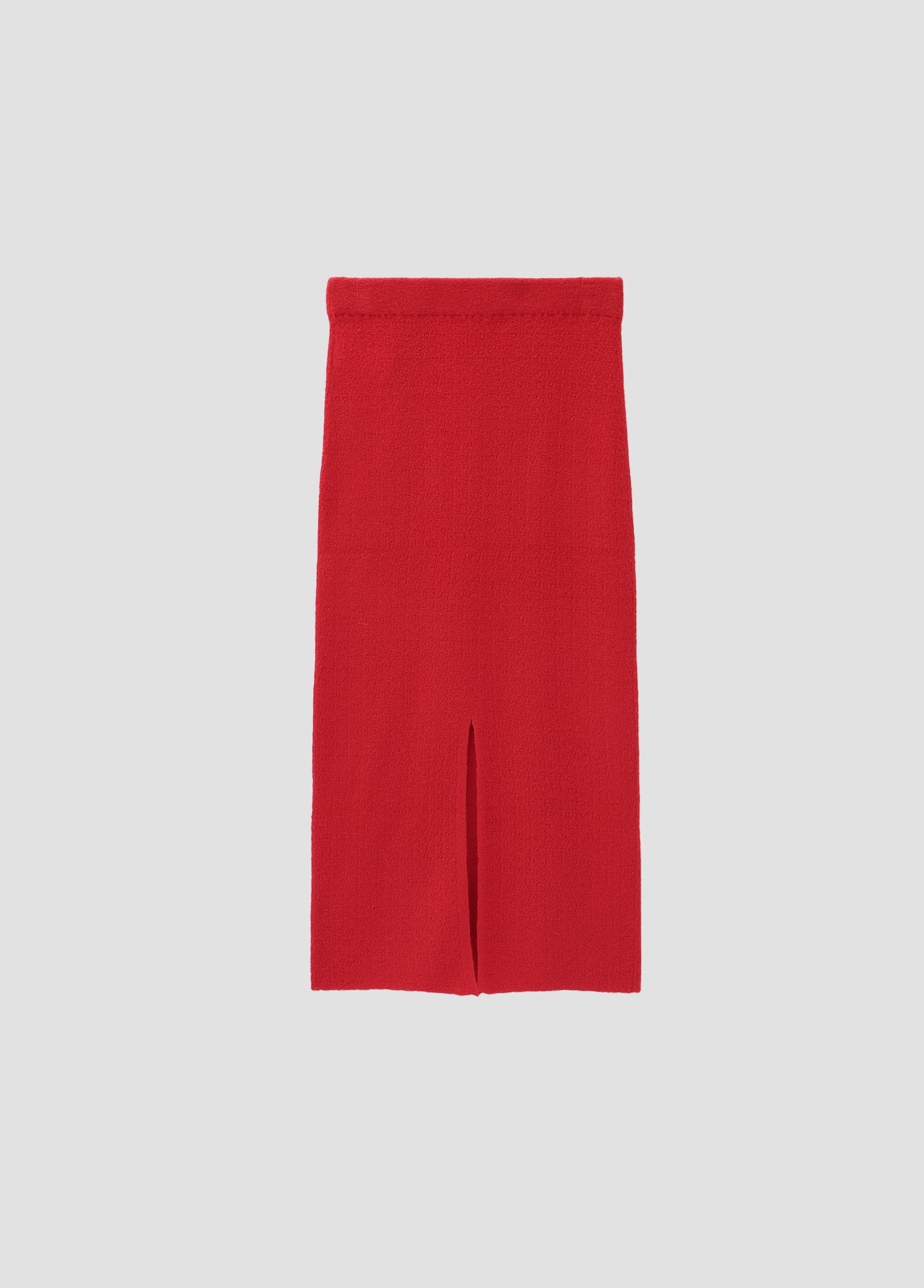 BOUCLE KNIT SKIRT