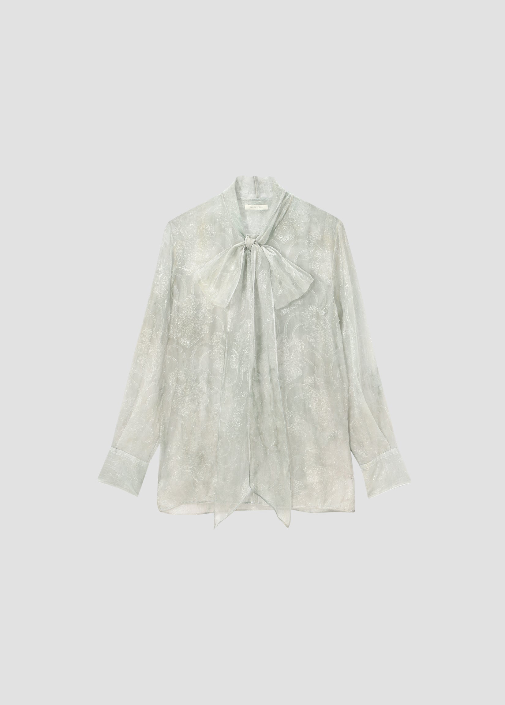 SHIBORI SHEER JACQUARD SHIRT