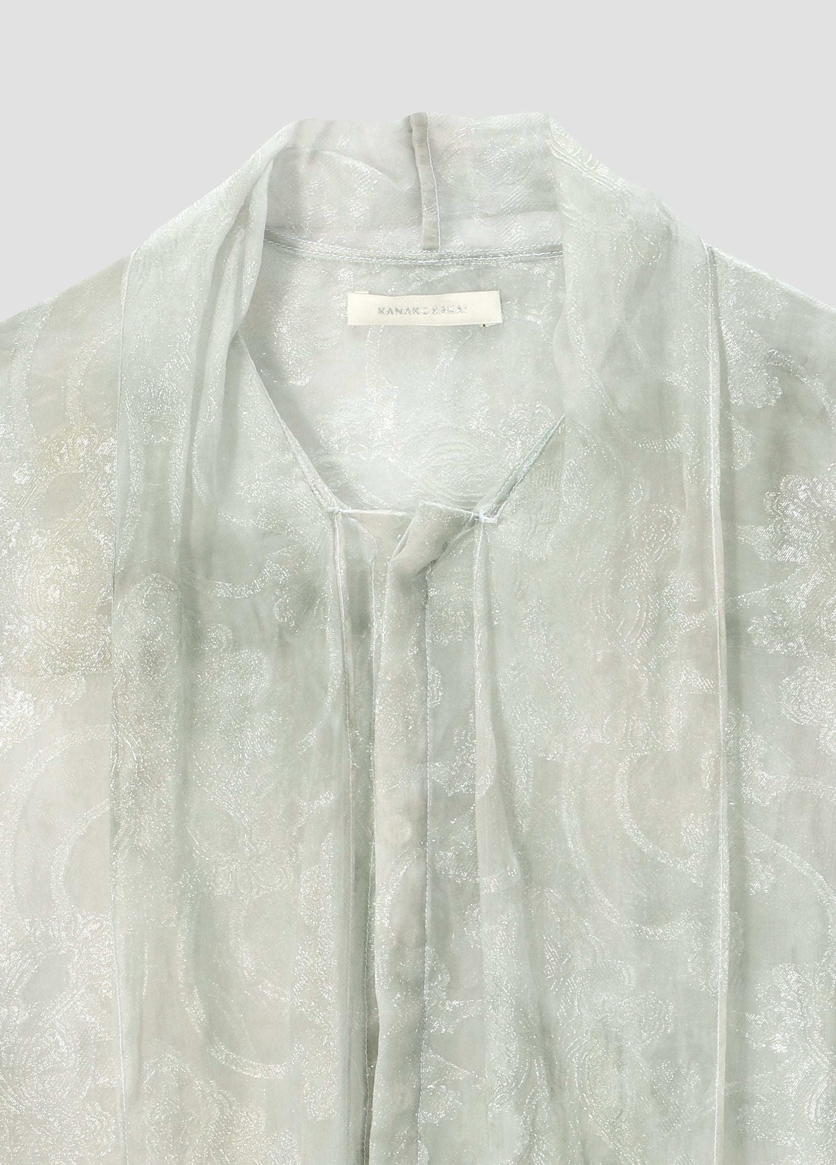 SHIBORI SHEER JACQUARD SHIRT