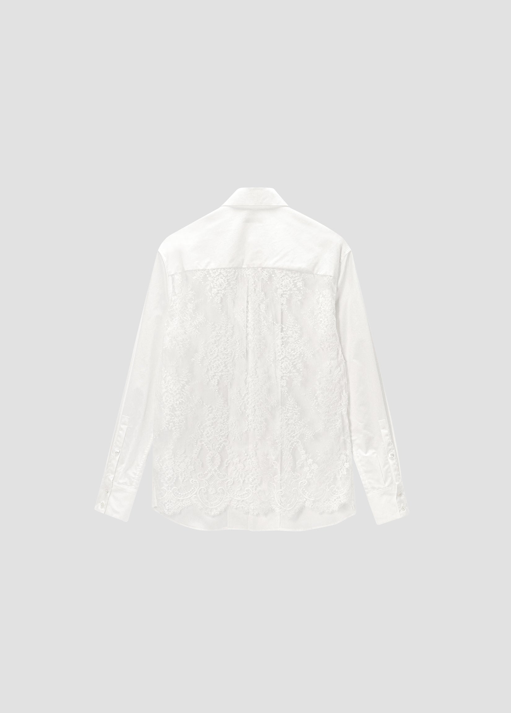 LACE-BACK PANEL SHIRT
