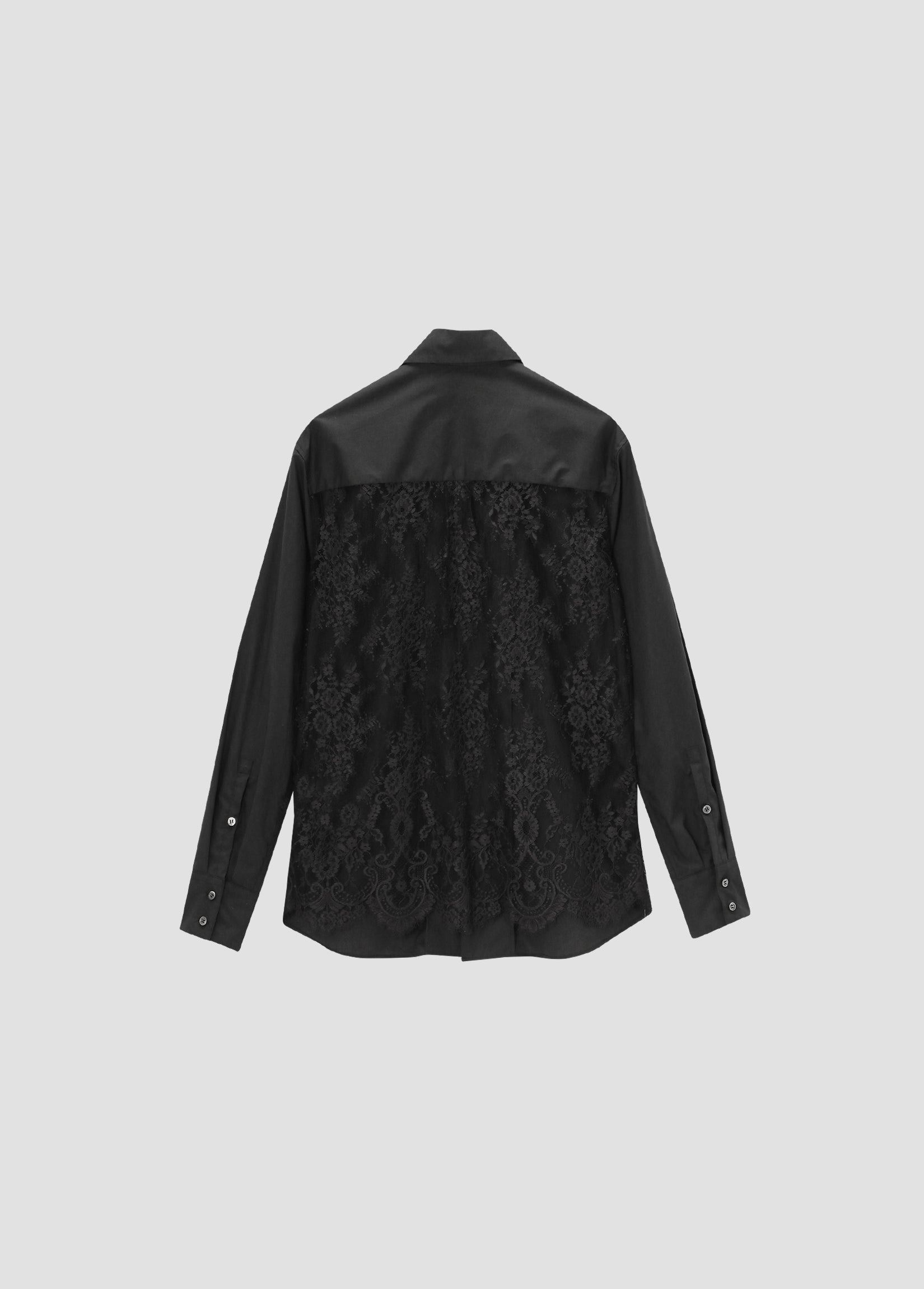 LACE-BACK PANEL SHIRT