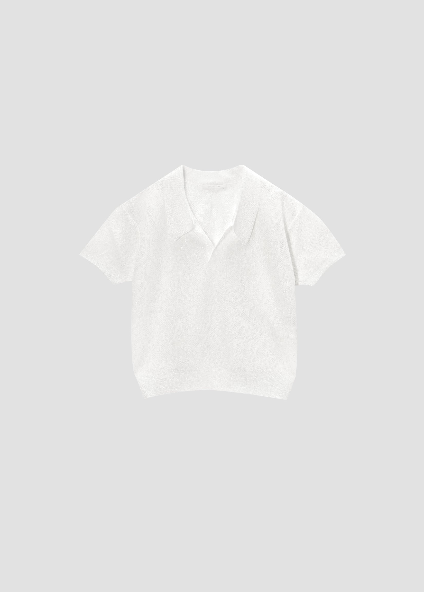 JACQUARD-KNIT POLO