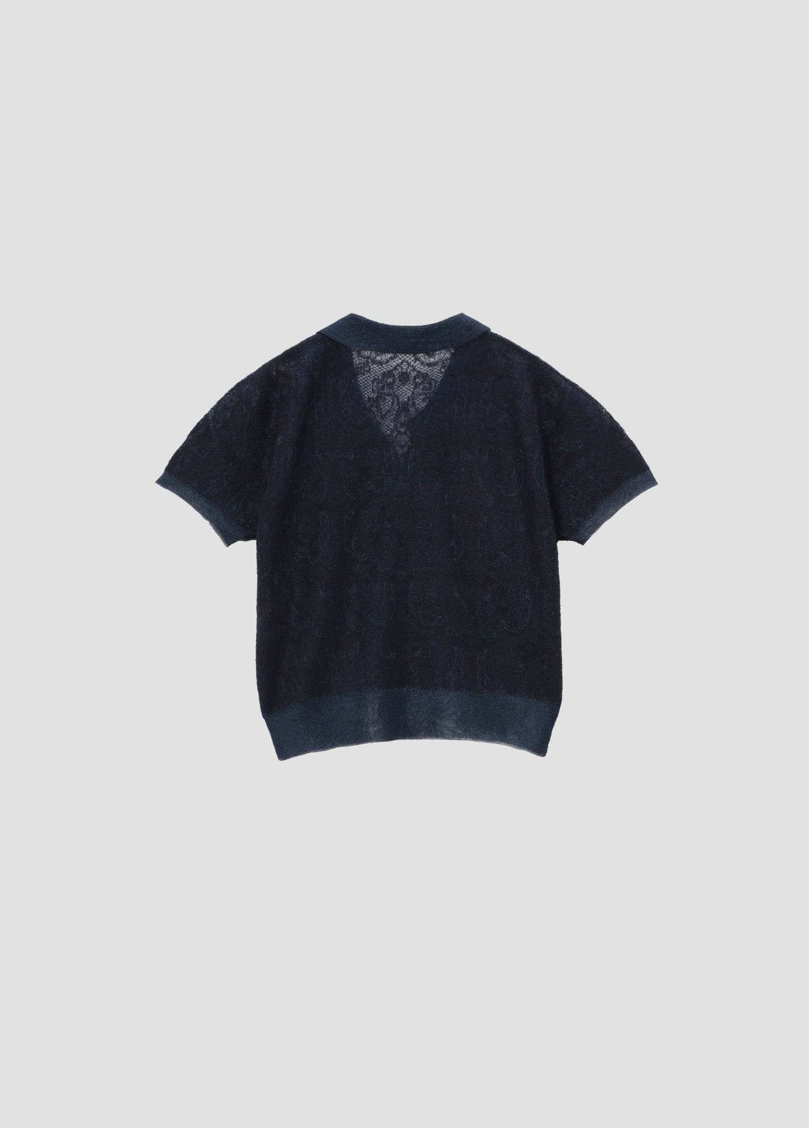 JACQUARD-KNIT POLO